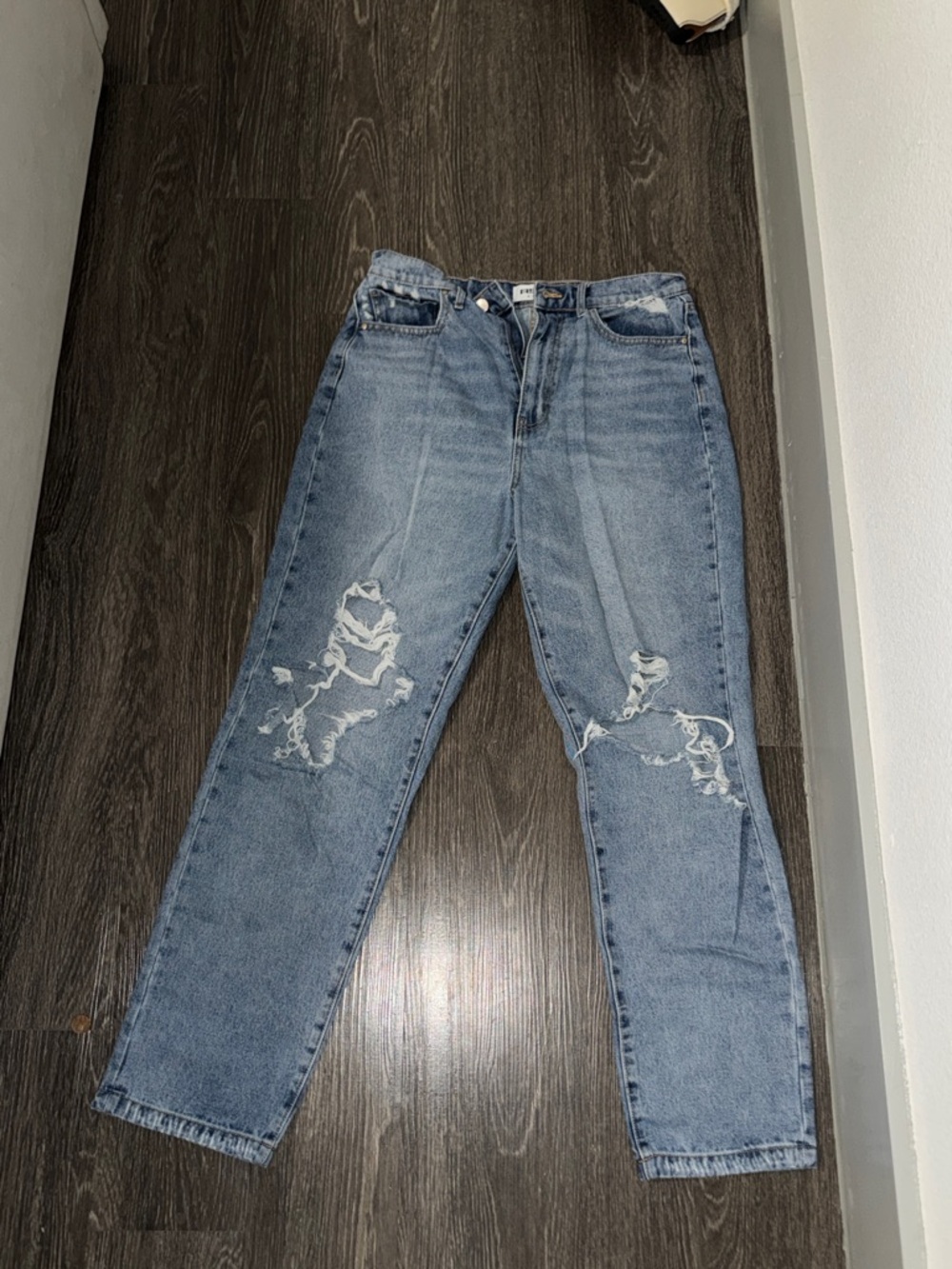 RSQ Light Blue Distressed Boyfriend Jeans